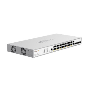 PoE-коммутатор Wi-Tek WI-PCMS328GF 28-портовый управляемый, 24x1000Mbps PoE+, 2x1000M SFP combo, 2x1000M SFP