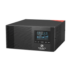 Инвертор Kraft KRF-AVR1500VA/1.2КW-24V с правильной синусоидой под наружный аккумулятор Инвертор Kraft KRF-AVR1500VA/1.2КW-24V с правильной синусоидой под наружный аккумулятор