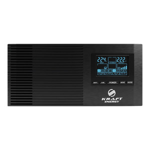 Інвертор Kraft KRF-AVR1500VA/1.2КW-24V з правильною синусоїдою під зовнішній акумулятор