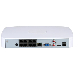 Відеореєстратор Dahua DHI-NVR2108-4KS3 Smart 1U 8PoE 1HDD Lite