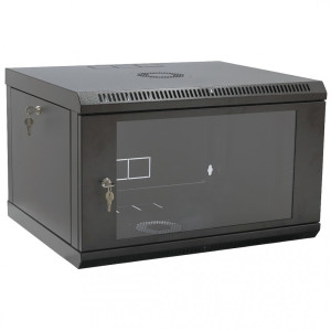 Шафа серверна настінна CMS UA-MGSW1L64B 19" 6U 600x400x373мм чорна Шафа серверна настінна CMS UA-MGSW1L64B 19" 6U 600x400x373мм чорна