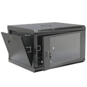 Шафа серверна настінна CMS UA-MGSW1L65B 19" 6U 600x500x373мм чорна Шафа серверна настінна CMS UA-MGSW1L65B 19" 6U 600x500x373мм чорна