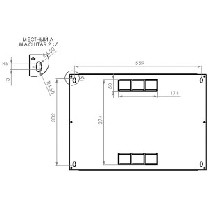 Шафа серверна настінна CMS UA-MGSW1L96B 19" 9U 600x600x507мм чорна Шафа серверна настінна CMS UA-MGSW1L96B 19" 9U 600x600x507мм чорна