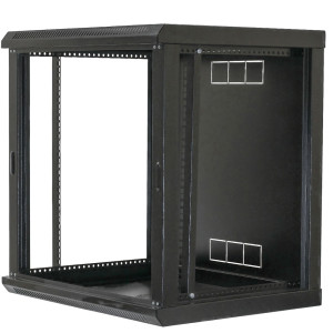Шафа серверна настінна CMS UA-MGSW1L125B 19" 12U 600x500x640мм чорна
