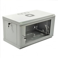 Шафа серверна настінна CMS UA-MGSW1L64G 19" 6U 600x400x373мм сіра Шафа серверна настінна CMS UA-MGSW1L64G 19" 6U 600x400x373мм сіра
