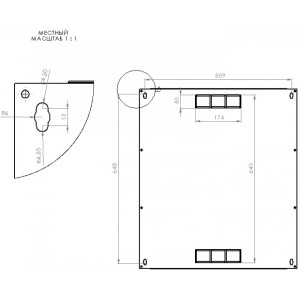 Шафа серверна настінна CMS UA-MGSW1L156B 19" 15U 600x600x773мм чорна Шафа серверна настінна CMS UA-MGSW1L156B 19" 15U 600x600x773мм чорна