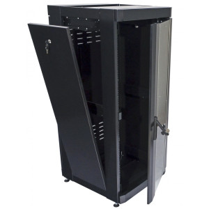 Шафа серверна підлогова CMS UA-MGSE1866MB 19" 18U 610x675x945мм чорна