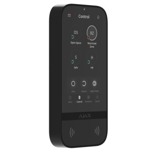 Беспроводная клавиатура с сенсорным экраном Ajax Superior KeyPad TouchScreen G3 Jeweller Black Беспроводная клавиатура с сенсорным экраном Ajax Superior KeyPad TouchScreen G3 Jeweller Black