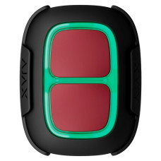 Бездротова тривожна кнопка Ajax Superior DoubleButton G3 Jeweller Black