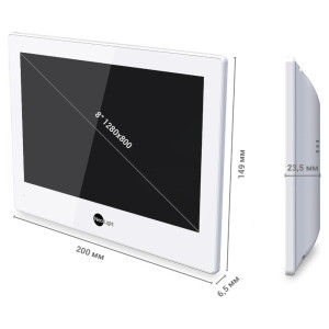 Комплект Neolight ALPHA Hybrid + SOLO IP Black: гібридний відеодомофон 8" з Wi-Fi та 2 Мп IP відеопанель з кутком і PoE адаптером Комплект Neolight ALPHA Hybrid + SOLO IP Black: гібридний відеодомофон 8" з Wi-Fi та 2 Мп IP відеопанель з кутком і PoE адаптером