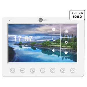 Комплект відеодомофона Neolight KAPPA+ HD WF + PRIME FHD Black: відеодомофон 7" з Wi-Fi та відеопанель з кутком Комплект відеодомофона Neolight KAPPA+ HD WF + PRIME FHD Black: відеодомофон 7" з Wi-Fi та відеопанель з кутком