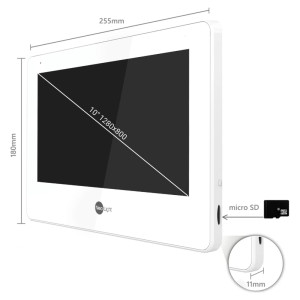 Комплект Neolight MEZZO Hybrid + SOLO IPW Graphite: гібридний відеодомофон 10.1" з Wi-Fi та 2 Мп IP відеопанель з кутком і PoE адаптером Комплект Neolight MEZZO Hybrid + SOLO IPW Graphite: гібридний відеодомофон 10.1" з Wi-Fi та 2 Мп IP відеопанель з кутком і PoE адаптером