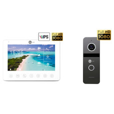 Комплект відеодомофона Neolight NeoKIT HD+ Graphite: відеодомофон 7" OMEGA+ HD та відеопанель SOLO FHD Комплект відеодомофона Neolight NeoKIT HD+ Graphite: відеодомофон 7" OMEGA+ HD та відеопанель SOLO FHD
