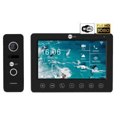 Комплект відеодомофона Neolight NeoKIT HD WF B/Black: відеодомофон 7" KAPPA+ HD WF з Wi-Fi та відеопанель PRIME FHD Комплект відеодомофона Neolight NeoKIT HD WF B/Black: відеодомофон 7" KAPPA+ HD WF з Wi-Fi та відеопанель PRIME FHD