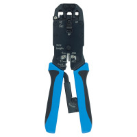 Инструмент для обжима коннекторов Hanlong HT-2008AR 8P8C, 6PxC, 4PxC с храповиком Инструмент для обжима коннекторов Hanlong HT-2008AR 8P8C, 6PxC, 4PxC с храповиком