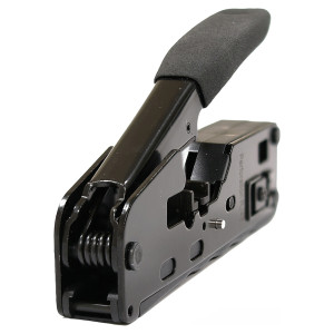 Інструмент для обтискання прохідних конекторів LW LW-HT-002TB RJ45 / RJ12 / RJ11 з кільцевим затискачем Інструмент для обтискання прохідних конекторів LW LW-HT-002TB RJ45 / RJ12 / RJ11 з кільцевим затискачем