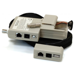 Кабельный тестер Kingda KD-CT009 RJ-45, RJ-12, USB и BNC Кабельный тестер Kingda KD-CT009 RJ-45, RJ-12, USB и BNC