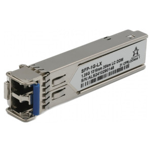 Модуль SFP Alistar SFP-1G-LX 1G 2SM LC 20 км 1310 нм DDM Модуль SFP Alistar SFP-1G-LX 1G 2SM LC 20 км 1310 нм DDM