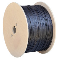 Кабель оптичний FTTH CMS CMS-DROP-DF01E9FGB 1 волокно G.657.A1 FRNC 500N (1 м) чорний