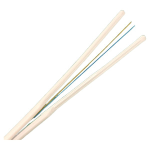 Кабель оптичний FTTH CMS CMS-DROP-DF02E9FGW-R 2 волокна G.657.A1 FRNC 500N (1 м) білий