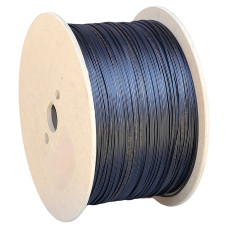Кабель оптичний FTTH CMS CMS-DROP-DF01E9B 1 волокно G.657.A1 FRP FRNC 500N (1 м) чорний