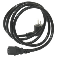 Шнур живлення Kingda PC6065-0.75-3m C13 – CEE 7/7 (Schuko) 3×0.75 мм² 3 м