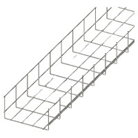 Лоток сетчатый CMS CMS-WBB4-200100Z 200×100 мм проволока Ø4 мм 2,5 м белый цинк Лоток сетчатый CMS CMS-WBB4-200100Z 200×100 мм проволока Ø4 мм 2,5 м белый цинк