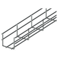 Лоток сітчастий CMS CMS-WBC4-5050Z 50×50 мм дріт Ø4 мм 2,5 м білий цинк