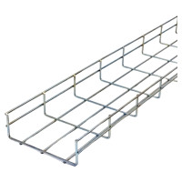 Лоток сітчастий CMS CMS-WBC4-15050Z 150×50 мм дріт Ø4 мм 2,5 м білий цинк