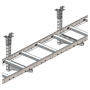 Кронштейн настінний CMS CMS-CWB50E1.0Z для сітчастого лотка 50 мм швидкого монтажу 1,0 мм оцинкований Кронштейн настінний CMS CMS-CWB50E1.0Z для сітчастого лотка 50 мм швидкого монтажу 1,0 мм оцинкований