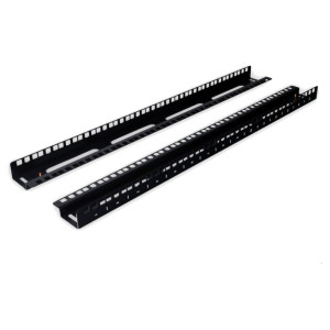 Направляючі 19" CMS UA-MGSWA-R15B 15U для шаф MGSWA 2 шт з маркуванням юнітів чорні