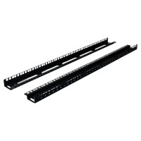 Направляючі 19" CMS UA-MGSWA-R18B 18U для шаф MGSWA 2 шт з маркуванням юнітів чорні Направляючі 19" CMS UA-MGSWA-R18B 18U для шаф MGSWA 2 шт з маркуванням юнітів чорні