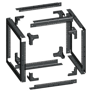 Стійка-кронштейн CMS UA-OFL2C955-BK Cube3 19" 9U 550x550x550 мм посилена чорна