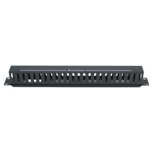 Кабельный организатор EPNew PLMN-060Z 19" 1U с крышкой пластиковый черный Кабельный организатор EPNew PLMN-060Z 19" 1U с крышкой пластиковый черный
