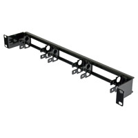 Держатель плинтов CMS CMS-1U6PH-BK 19" 1U на 6 плинтов горизонтальный черный Держатель плинтов CMS CMS-1U6PH-BK 19" 1U на 6 плинтов горизонтальный черный