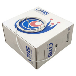 Кабель вита пара CMS CMS-UU5E-IEWH U/UTP кат. 5e 4x2x24AWG PVC (Eca) для приміщень 1 м білий Кабель вита пара CMS CMS-UU5E-IEWH U/UTP кат. 5e 4x2x24AWG PVC (Eca) для приміщень 1 м білий