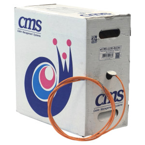 Кабель вита пара CMS CMS-UU5E-IB2OR U/UTP кат. 5e 4x2x24AWG LS0H (B2ca) для приміщень 1 м помаранчевий Кабель вита пара CMS CMS-UU5E-IB2OR U/UTP кат. 5e 4x2x24AWG LS0H (B2ca) для приміщень 1 м помаранчевий
