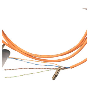 Кабель вита пара CMS CMS-UU5E-IB2OR U/UTP кат. 5e 4x2x24AWG LS0H (B2ca) для приміщень 1 м помаранчевий Кабель вита пара CMS CMS-UU5E-IB2OR U/UTP кат. 5e 4x2x24AWG LS0H (B2ca) для приміщень 1 м помаранчевий