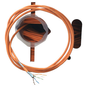 Кабель вита пара CMS CMS-FU5E-IB2OR F/UTP кат. 5e 4x2x24AWG LS0H (B2ca) для приміщень 1 м помаранчевий Кабель вита пара CMS CMS-FU5E-IB2OR F/UTP кат. 5e 4x2x24AWG LS0H (B2ca) для приміщень 1 м помаранчевий
