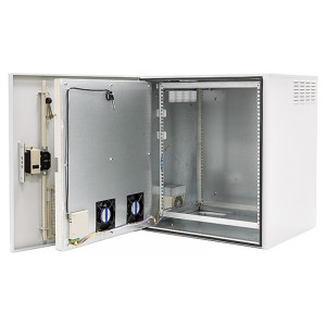 Шкаф климатический уличный CMS CSV 12U-450 PPP 19" IP54 с обогревом и вентиляцией серый Шкаф климатический уличный CMS CSV 12U-450 PPP 19" IP54 с обогревом и вентиляцией серый