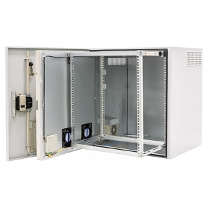 Шкаф климатический уличный CMS CSV 12U-450 PPP 19" IP54 с обогревом и вентиляцией серый Шкаф климатический уличный CMS CSV 12U-450 PPP 19" IP54 с обогревом и вентиляцией серый