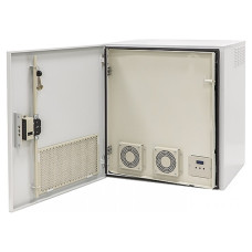 Шафа кліматична вулична CMS CSV 12U-450 PPP 19" IP54 з обігрівом і вентиляцією сіра Шафа кліматична вулична CMS CSV 12U-450 PPP 19" IP54 з обігрівом і вентиляцією сіра