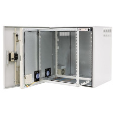 Шафа кліматична вулична CMS CSV 15U-450 PPP 19" IP54 з обігрівом і вентиляцією сіра Шафа кліматична вулична CMS CSV 15U-450 PPP 19" IP54 з обігрівом і вентиляцією сіра