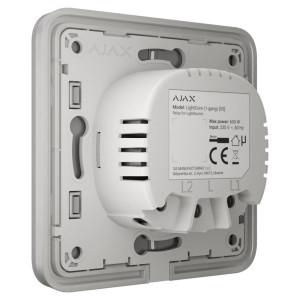 Вимикач Ajax LightSwitch 1-клавішний Fog Вимикач Ajax LightSwitch 1-клавішний Fog