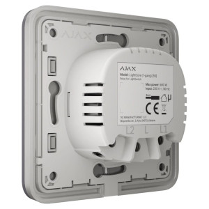 Вимикач Ajax LightSwitch 1-клавішний Graphite Вимикач Ajax LightSwitch 1-клавішний Graphite