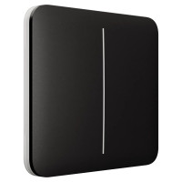 Выключатель Ajax LightSwitch 2-клавишный Black Выключатель Ajax LightSwitch 2-клавишный Black