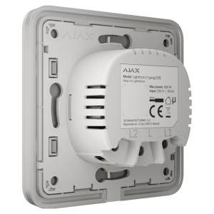 Вимикач Ajax LightSwitch 2-клавішний White Вимикач Ajax LightSwitch 2-клавішний White