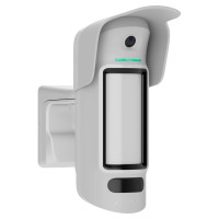 Бездротовий датчик руху Ajax CurtainCam Outdoor HighMount (PhOD) Jeweller з технологією подвійного виявлення White