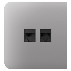 Бічна панель Ajax SideCover (LAN) для вбудованої інтернет-розетки Fog Бічна панель Ajax SideCover (LAN) для вбудованої інтернет-розетки Fog