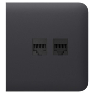 Бічна панель Ajax SideCover (LAN) для вбудованої інтернет-розетки Graphite Бічна панель Ajax SideCover (LAN) для вбудованої інтернет-розетки Graphite